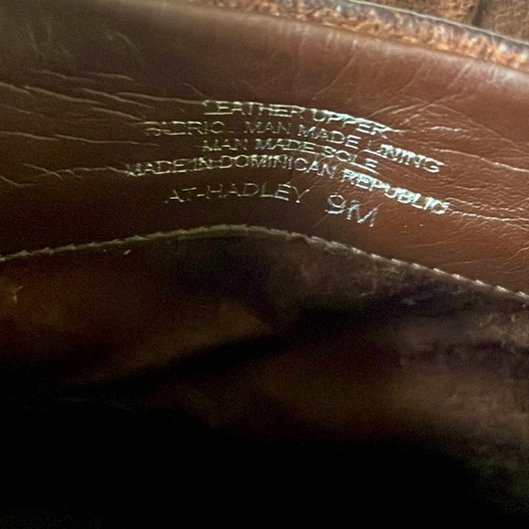 USED Arturo Chiang brown leather booties - Picture 3 of 5